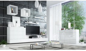 Mobilier living Berny 50 (alb + Alb lucios). 1087162
