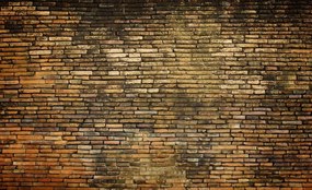 Fototapet - Peretele vechi din cărămidă (254x184 cm)