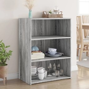 vidaXL Dulap, sonoma gri, 70x41x93 cm, lemn prelucrat