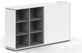 Dulap mediu Creator 202,2 x 44,5 x 115,5 cm, antracit / alb