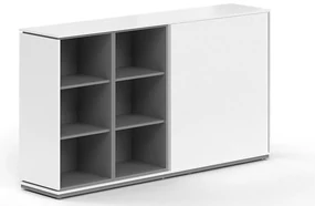 Dulap mediu Creator 202,2 x 44,5 x 115,5 cm, antracit / alb