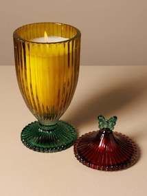 Lumanare decorativa, galbena, Papillon