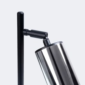 Lampă de masă Sollux SL.1373 WINX 1xGU10/10W/230V negru/crom