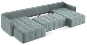 Colțar albastru extensibil/cu spațiu de depozitare (în formă de "U") Moku – Makamii