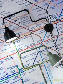 Aplica design modern cu brat articulat London negru LONDON/W/B