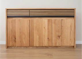 Comodă stejar masiv Rafael, 150 × 42 × 88 cm
