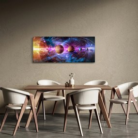 Tablou - Sistemul solar (120x50 cm)