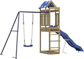 vidaXL Set de joacă pentru exterior, lemn de pin impregnat