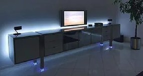 Banda LED color 3528 - 5 metri - set complet