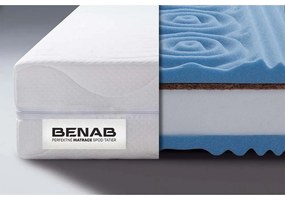 Saltea mediu-fermă/extra dură din spumă reversibilă 80x200 cm BonLife HARD – BENAB