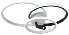 Plafonieră LED dimabilă LED/70W/230V 3000-6500K alb/negru + telecomandă