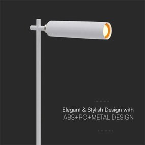 Lampă de birou LED magnetică reglabilă LED/3W/5V 4000K 1500 mAh albă