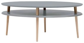 Masă de cafea Ragaba OVO, gri închis