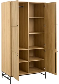 Dulap pentru haine OLIVIA 99x200 cm, stejar