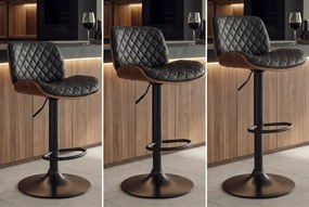 Scaun de bar pivotant, inaltime reglabila, CHICAGO