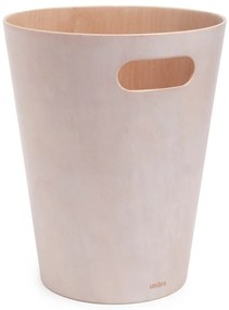 Coș de gunoi Umbra Woodrow, 7,5 l, crem