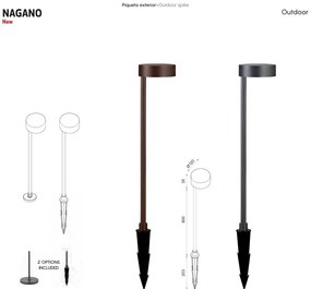 Tarus, Proiector de iluminat exterior IP65 NAGANO negru MA-8478