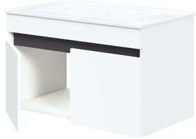 Dulap sub lavoar Puresa 80 cm, alb