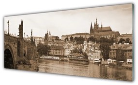 Tablouri acrilice Praga Podul Peisaj Sepia