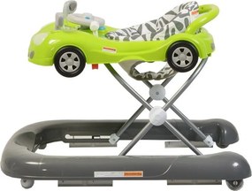 Premergator Reglabil in 3 Trepte NOVOKIDS™ Super Car , roti silentioase, Masinuta, Pliabil, 8 Roti, Cu Melodii si lumini, Cu Volan, Verde
