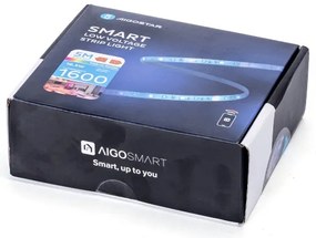 Bandă LED RGB dimabilă Aigostar 6,5m LED/16,5W/12/230V 3000K Wi-Fi