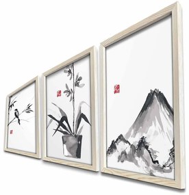 Tablouri 3 buc. 38x53 cm – Wallity