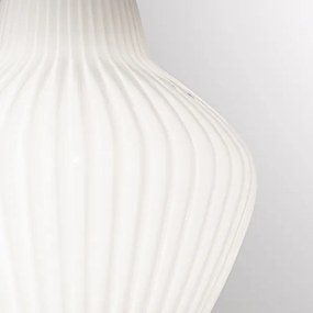 Lustră pe cablu SIRU LONDON 1xE27/60W/230V alb/crom lucios sticlă venețiană