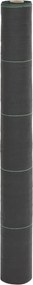 vidaXL Membrană antiburuieni, negru, 1x25 m, PP