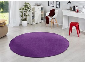 Covor violet rotund ø 133 cm Fancy – Hanse Home