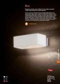 Aplica de perete BOX AP2 nero 009513