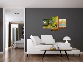 Tablou - Peisaj liniștit de toamnă (90x60 cm)