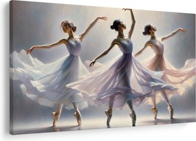 Tablou - Trei balerine (90x60 cm)