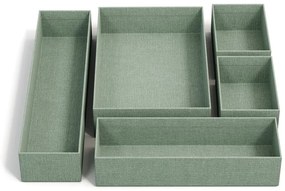 Organizatoare pentru sertare 5 buc. din carton Emma Paper Laminate – Bigso