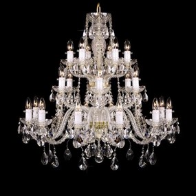 Lustra 24 brate cristal Bohemia L11 009/24/1-A; lip.