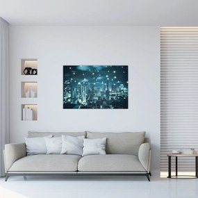 Tablou - Metropolă stălucitoare (90x60 cm)