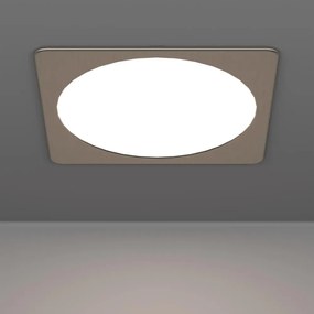 Eglo 901411 - Plafonieră LED încastrată FUEVA LED, 18,5 W, 230 V, 21,6 x 21,6 cm, crom