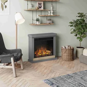Hagen Solid Grey semineu electric  3D modern design minimalist