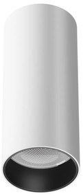 Plafoniera LED design tehnic Focus alb, 4000K