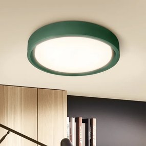 Brilagi - Plafonieră LED MATTEO, 24 W, 230 V, Ø 31 cm, verde
