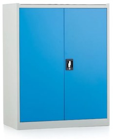 Cutie de scule metalica, 92 x 50 x 117 cm, incuietoare cu cilindru, albastru - ral 5012