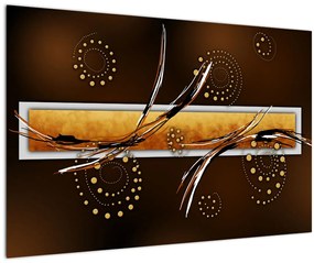 Tablou abstracției - Fluturi (90x60 cm)