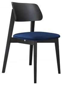 Scaun sufragerie KD 63 (Negru + albastru) . 1103450