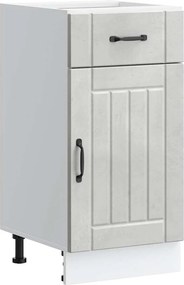 vidaXL Dulap de bucătărie „Lucca” Lemn prelucrat gri beton