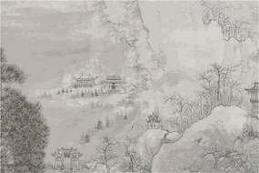 Tablou - Peisaj chinezesc (90x60 cm)