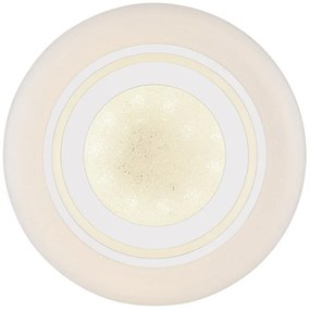 Plafoniera LED RGB cu telecomanda design modern Burro alb 39cm