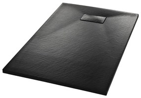 Cadita de dus, negru, 100 x 80 cm, SMC Negru, 100 x 80 cm