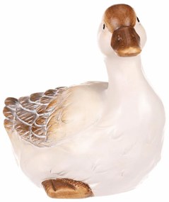 Decorațiune de grădină Rață, 17 x 10 x 17 cm,ceramică