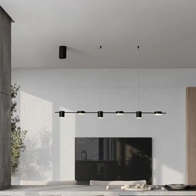 Lustra liniara cu 6 spoturi LED CCT RIAZ