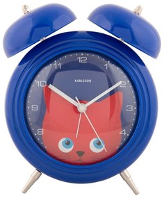 Ceas deșteptător pentru copii ø 15 cm Peekaboo Cat – Karlsson