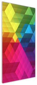Tablou Printat Pe Sticlă fundal geometrică